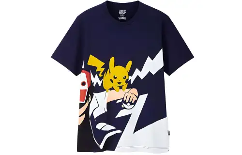 UNIQLO x Pokémon T Shirt Men's Navy Blue