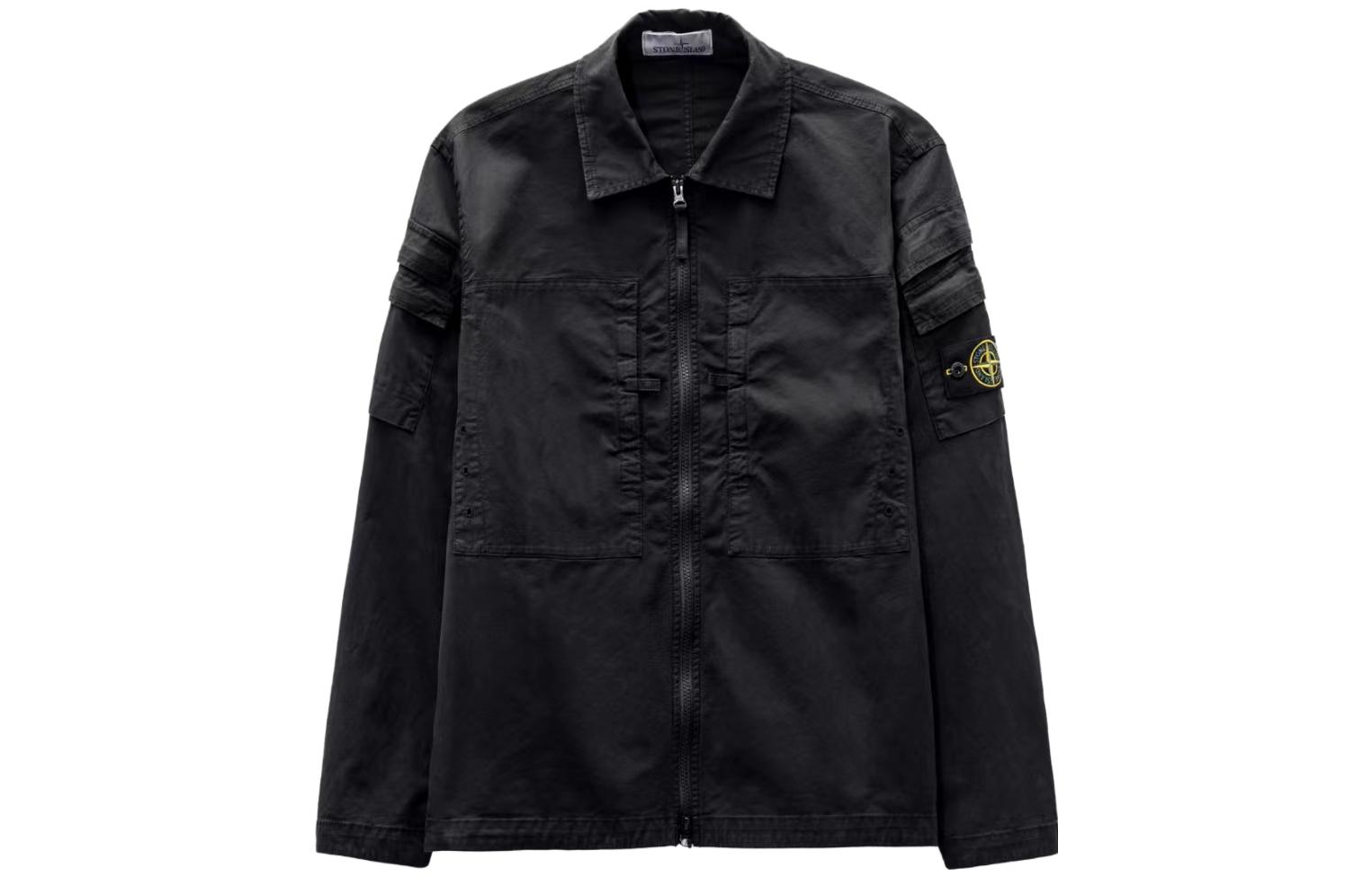 Мужская куртка STONE ISLAND FW23 (черная)