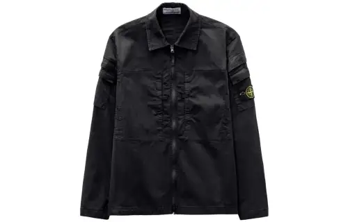 STONE ISLAND Jacket Men's Black