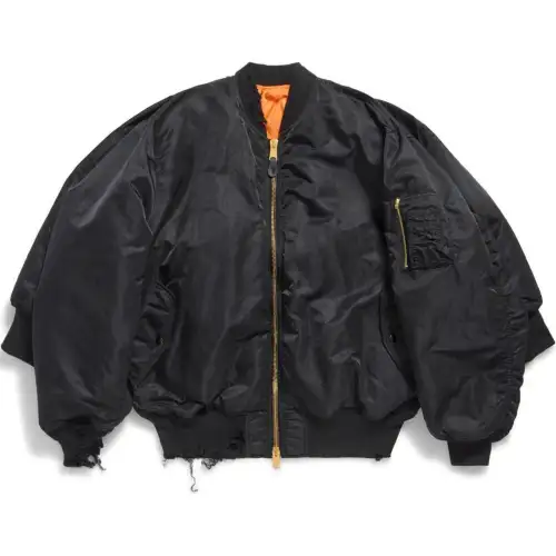 Balenciaga Jackets & Coats Loose Fit Men's Black