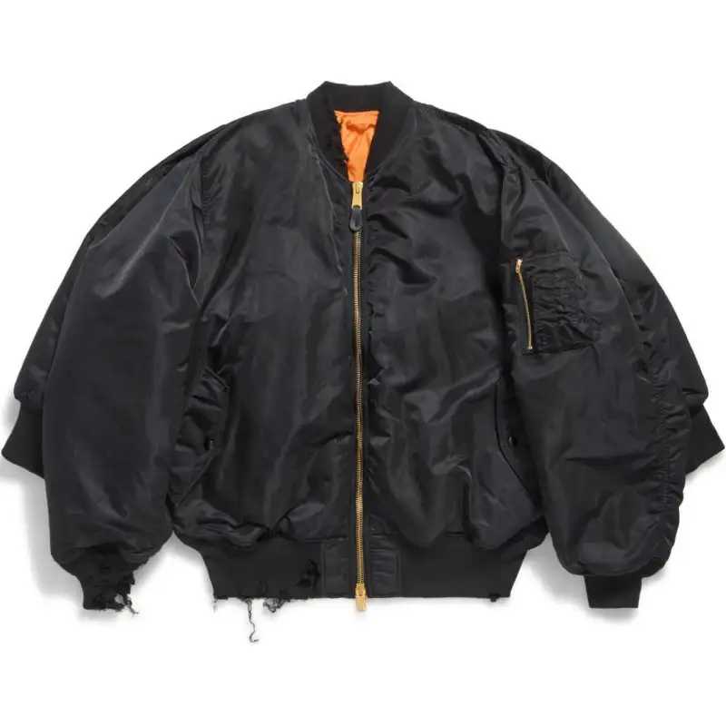 Balenciaga Jackets & Coats Loose Fit Men's Black