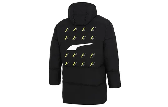 PUMA Down Jackets Men's Black Hooded Moderate Other