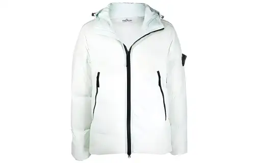 STONE ISLAND FW21 Down Jacket Unisex Light Blue