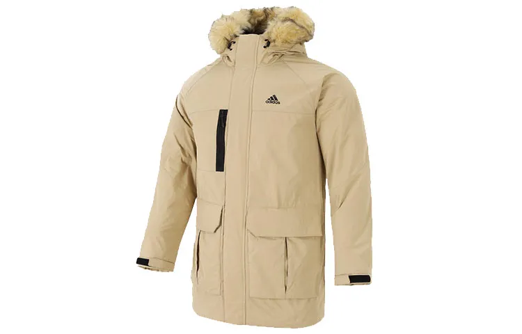 Adidas Down Jacket Winter Men's Tea Brown