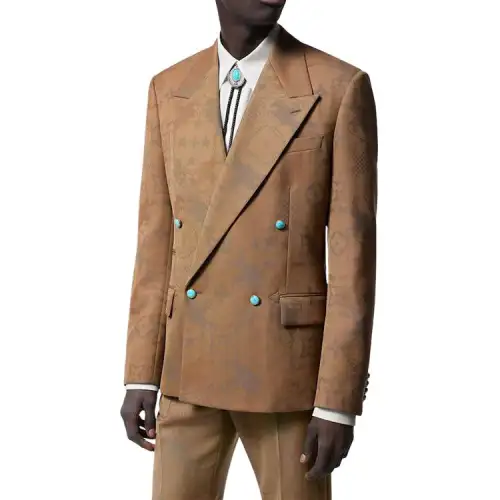 LOUIS VUITTON FW24 Business Suit Coat Men's Brown