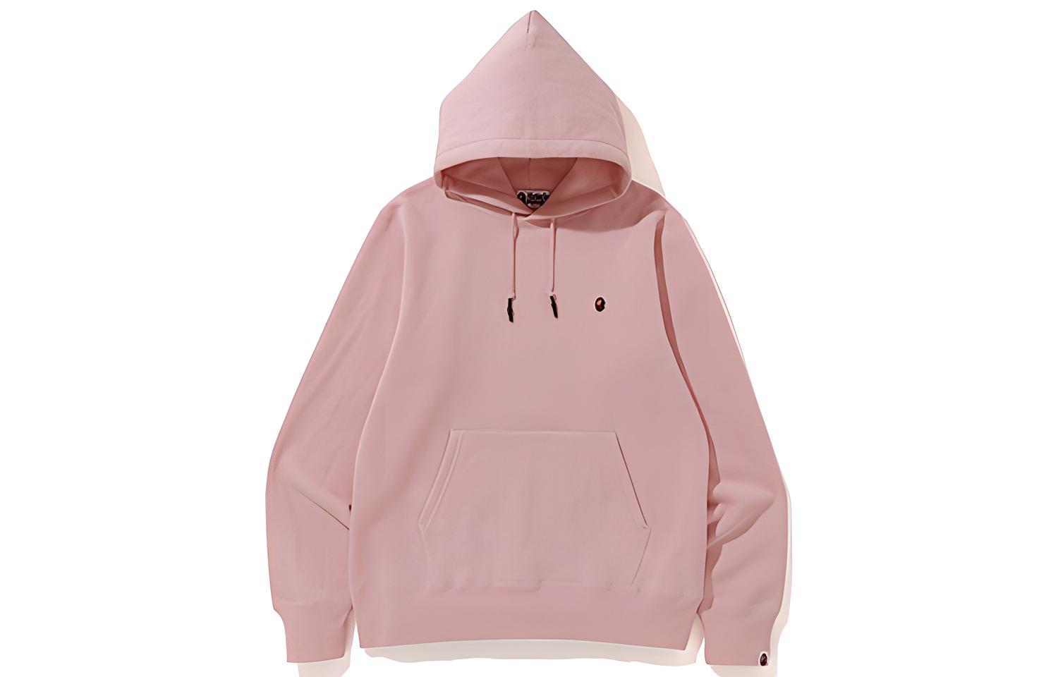 Унисекс худи A BATHING APE Bape One Point Pullover Hoodie (розовый)