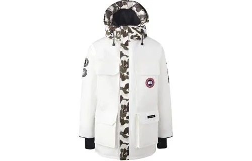 Canada Goose Expedition Collection Down Jacket Winter Unisex White