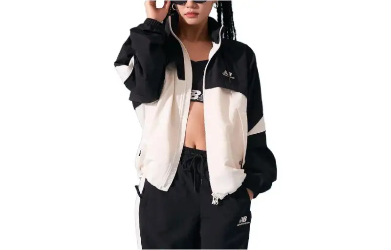 New Balance Jackets Unisex Black Hooded Moderate Other