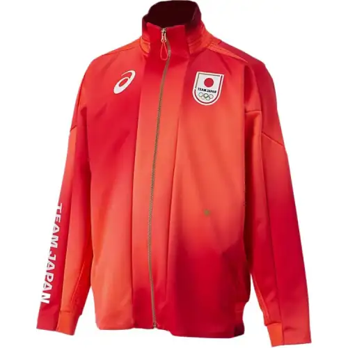 ASICS Japan Track & Field Team Olympic Collection Jacket Men's Red