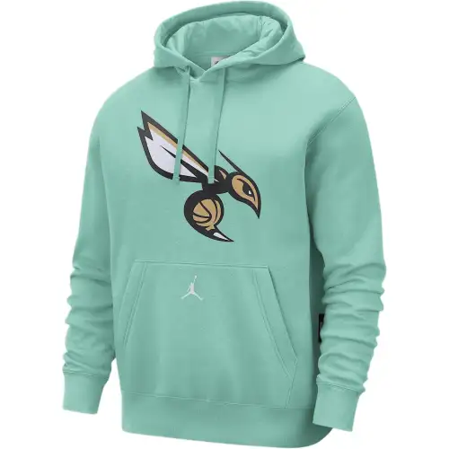 JORDAN Charlotte Hornets Club City Edition Men's JORDAN Nba Fleece Pullover Hoodie