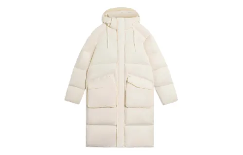 Li Ning Sports Life Collection Down Jacket Unisex Ecru