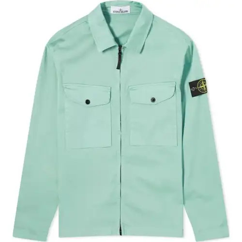 STONE ISLAND Jackets & Coats Men's Light Green