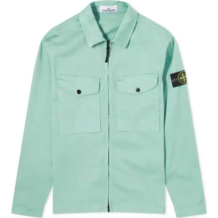 STONE ISLAND Jackets & Coats Men's Light Green