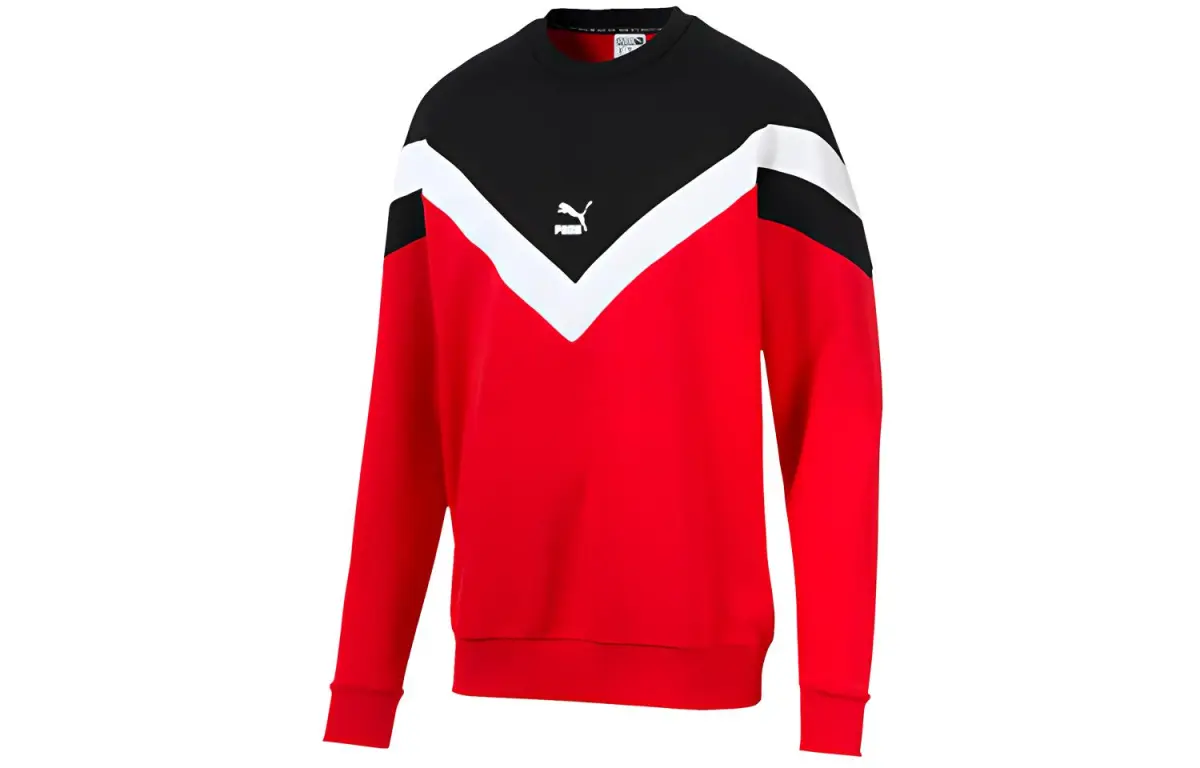 PUMA Sweatshirt Men's Black Red