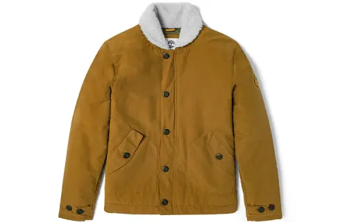 Timberland Puffer Jackets Men's Rubber Baseball Collar Moderate Other