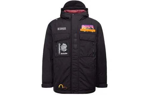 EVISU Down Jackets Men's Hooded Moderate