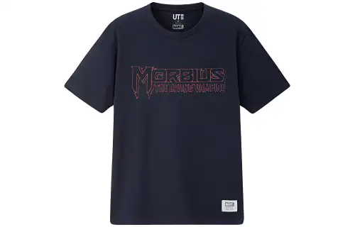 UNIQLO x MANWEI,LIANMINGKUAN T Shirt Unisex Navy Blue