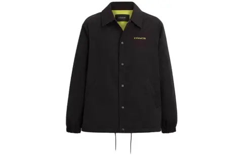 COACH SS23 Jacket Standard Fit Men's Black