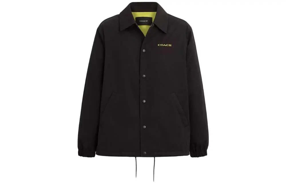 COACH SS23 Jacket Standard Fit Men's Black