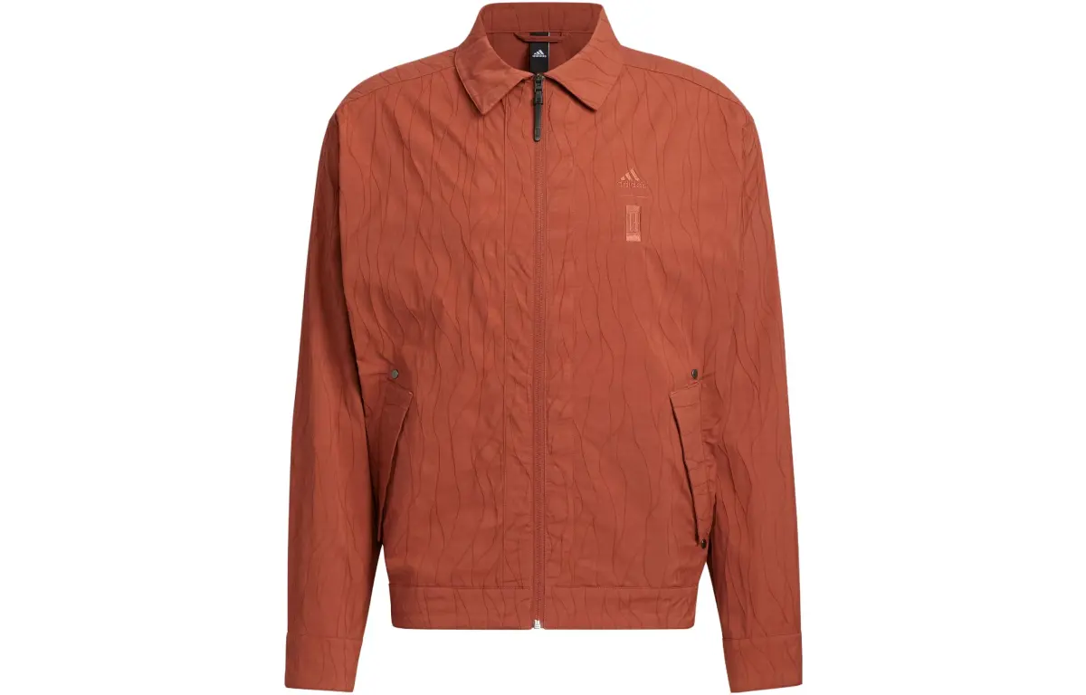 Adidas Jackets Men's Wild Tan Lapel Moderate Other