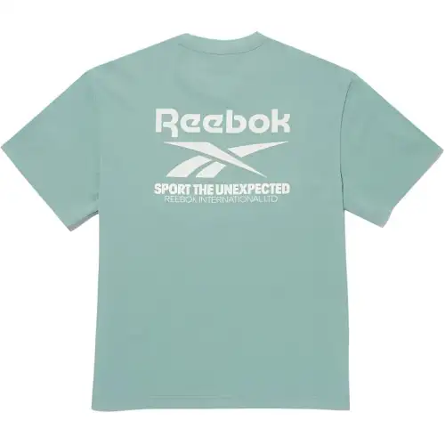 Reebok T Shirt Unisex Light Green