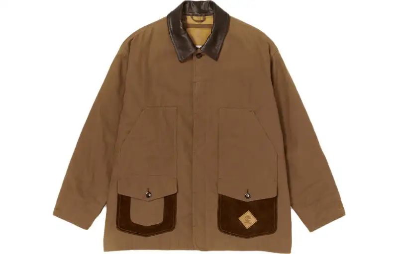 Timberland FW23+81 3 Jackets Unisex Brown Lapel Moderate Other