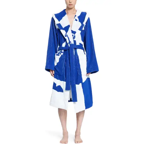 Burberry Equestrian Knight-print Robe