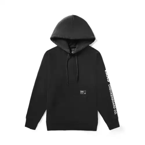 Vans Sweatshirts Unisex Black Hooded Moderate Regular