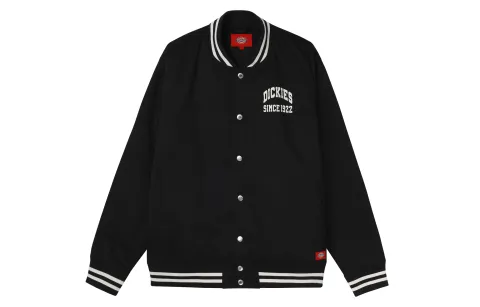 Dickies Baseball Jacket Unisex Black