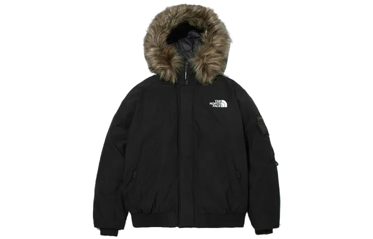 THE NORTH FACE Down Jackets Unisex Black Hooded Moderate Other