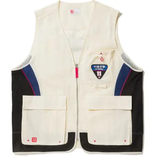Li Ning Reburn Vests Unisex Ecru V Neck Moderate Other