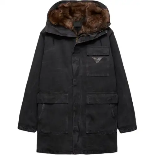PRADA Jackets & Coats Men's Black