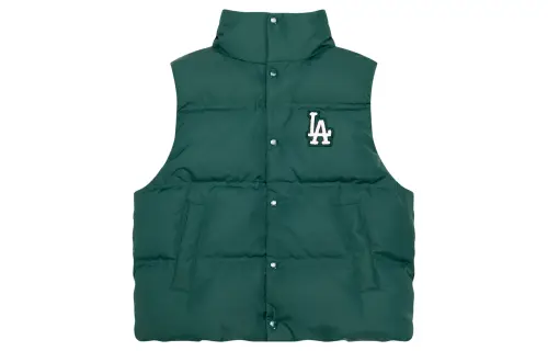 MLB Down Vest Unisex Dark Green