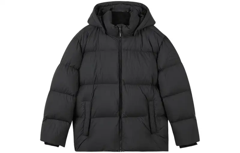 Skechers Colorful Down Jackets Men's Black Hooded Moderate Other