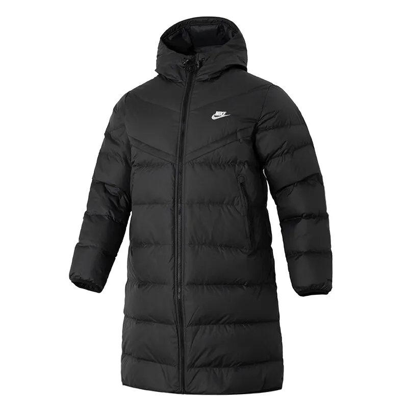 Nike Down Jackets Men's Hooded Moderate Quilted Down Jacket