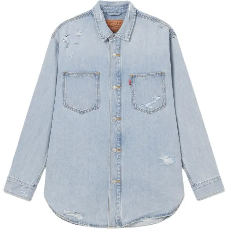 Levi's Denim Jackets Men's Blue Lapel Moderate