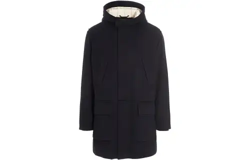 Loro Piana Coats Men's Black Moderate