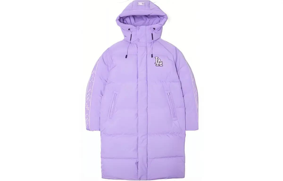 MLB Down Jackets Unisex Purple Hooded Moderate Other