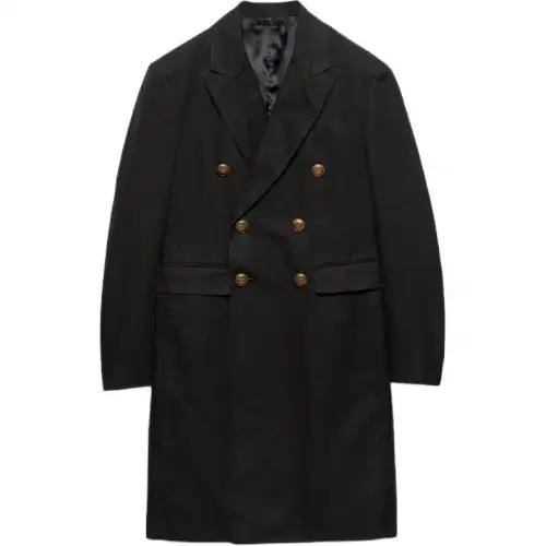 PRADA Double-breasted Cotton Coat