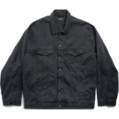 Balenciaga Logo Patch Denim Jacket
