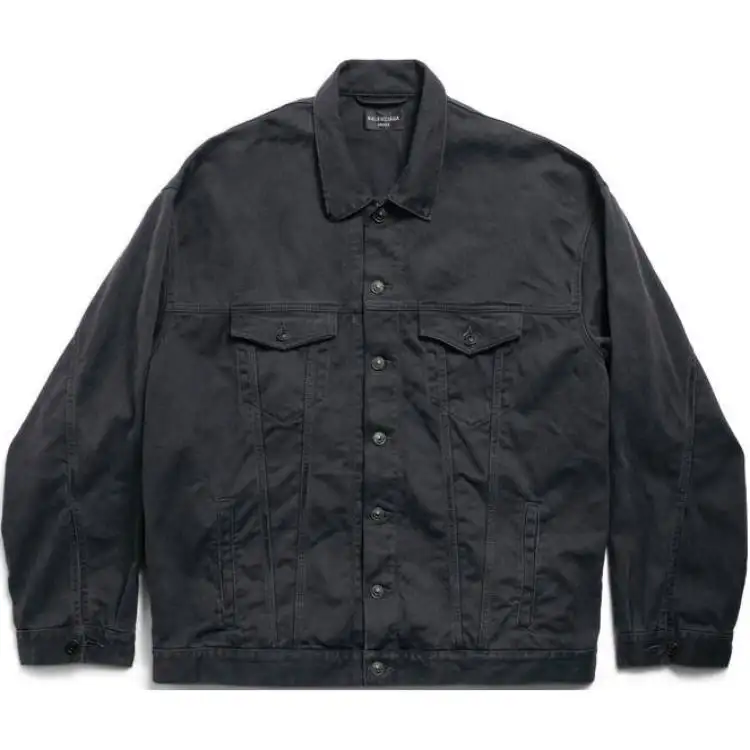 Balenciaga Logo Patch Denim Jacket