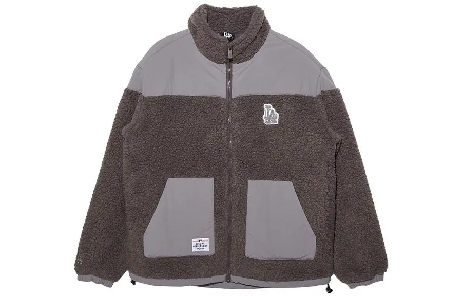 New Era Velvet feel Coat Unisex Gray