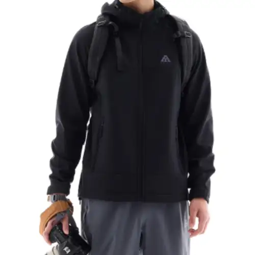 Anta Outdoor Collection Business/Casual Waterproof And Windproof Windbreaker Jacket Men's Basic Black