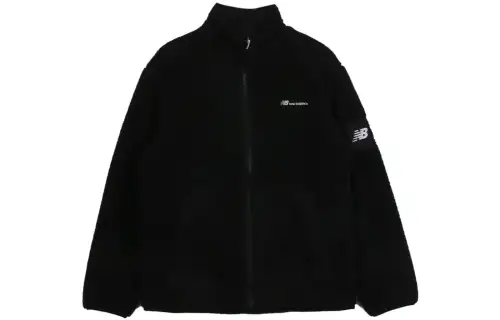 New Balance UNI Essential Jackets Men's Black Stand Collar Moderate Other