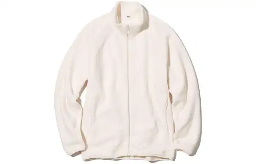 UNIQLO Velvet feel Coat Unisex Ivory