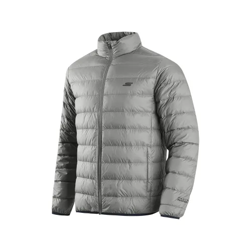 Skechers Down Jacket Men's Shooting Stars Smoke Gray