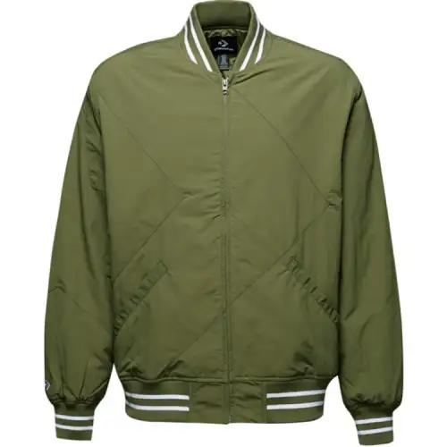 Converse Star Chevron Bomber Jacket Men's Olive Green