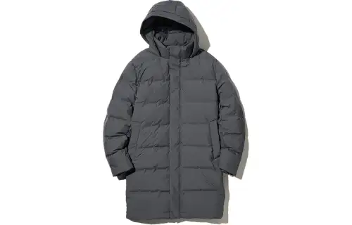 UNIQLO Down Jacket Men's Asphalt Gray