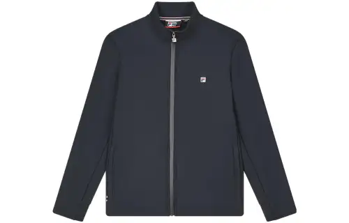 FILA Jackets Men's Legend Blue Stand Collar Moderate Other