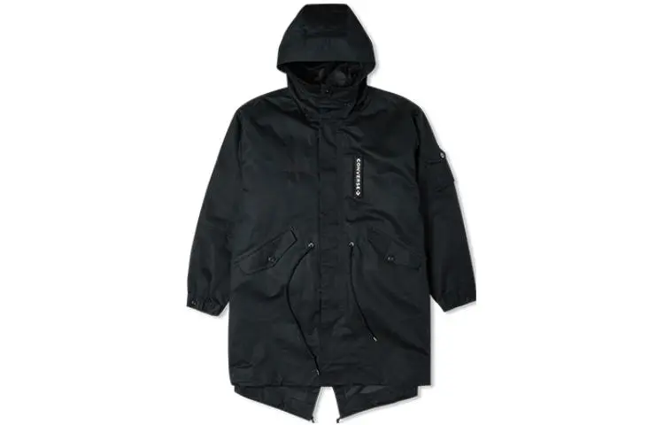Converse Down Jackets Unisex Black Hooded Moderate Other